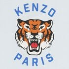 Younger Boys Blue Tiger Logo T-Shirt, 1, hi-res