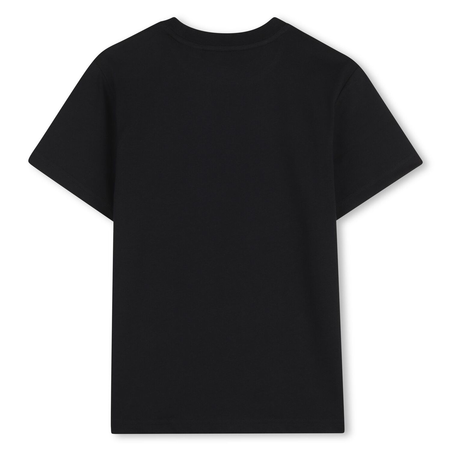 Boys Black Logo T-Shirt, 4, hi-res