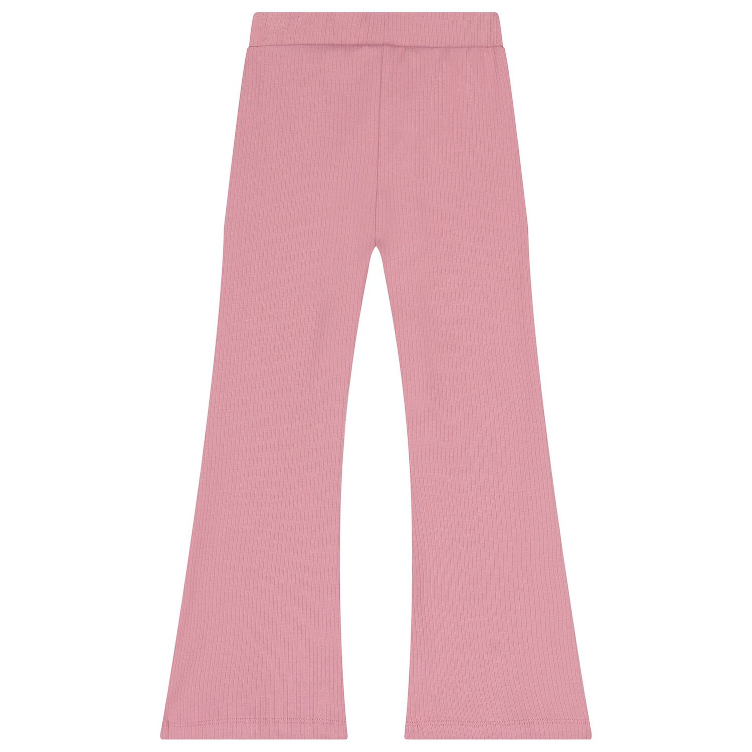 Girls Pink Flared Leggings, 2, hi-res