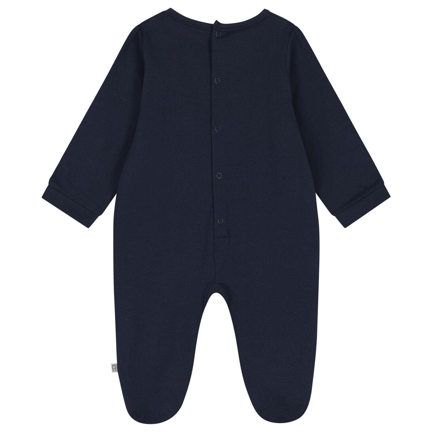 Baby Boys Navy Blue & Gold Babygrow Gift Set , 2, hi-res