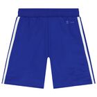 White & Blue Disney Logo Shorts Set, 1, hi-res