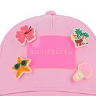 Girls Pink Logo Cap, 1, hi-res
