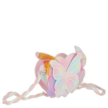 Girls Pink Butterfly Handbag
