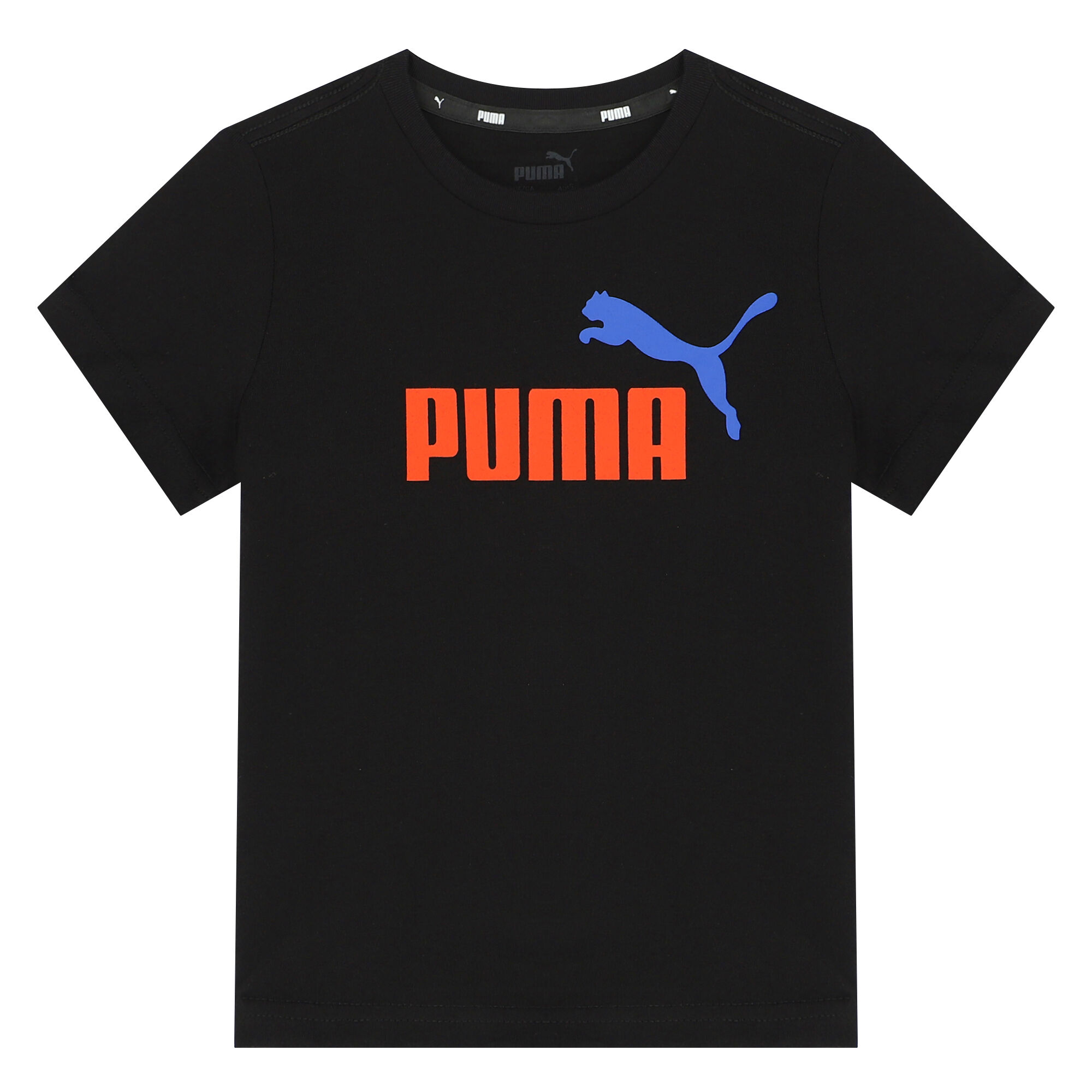 Puma black t shirt sale