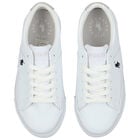 Boys White Logo Trainers, 1, hi-res