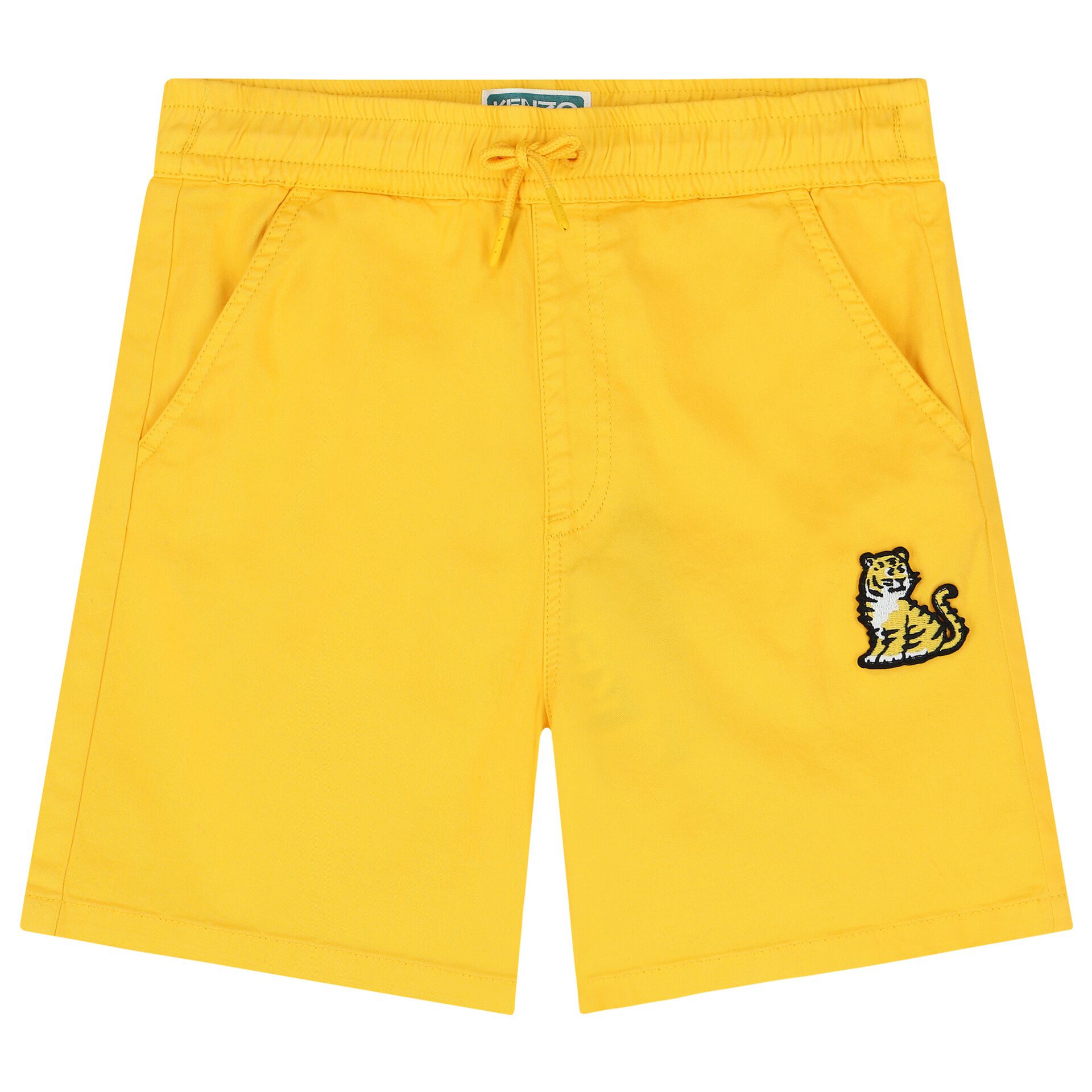 KENZO KIDS Boys Yellow Tiger Shorts Junior Couture Bahrain