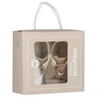 Ivory Teddy Bear Pre Walker Shoes, 1, hi-res