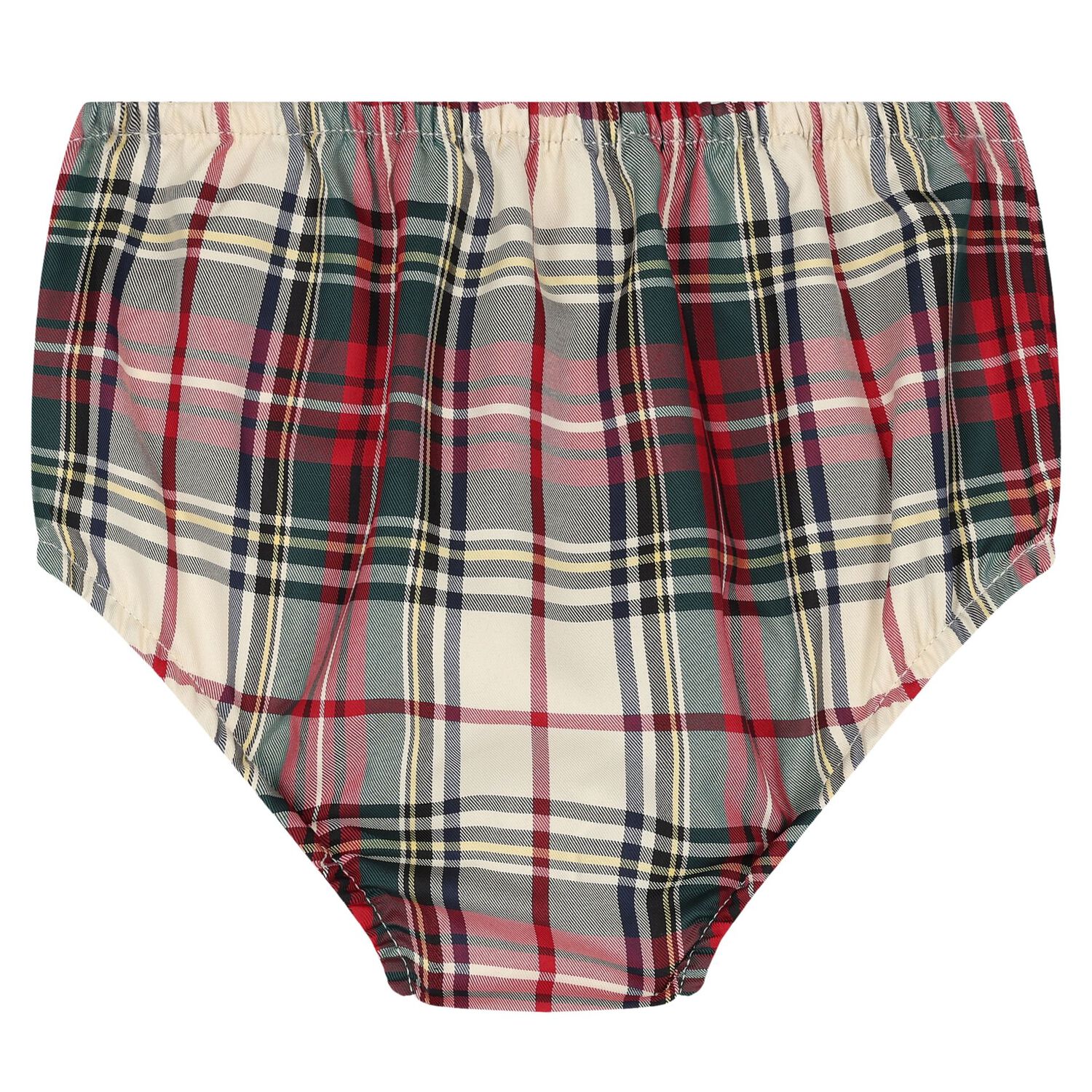 Baby Girls Ivory, Red & Green Tartan Dress Set, 1, hi-res image number null