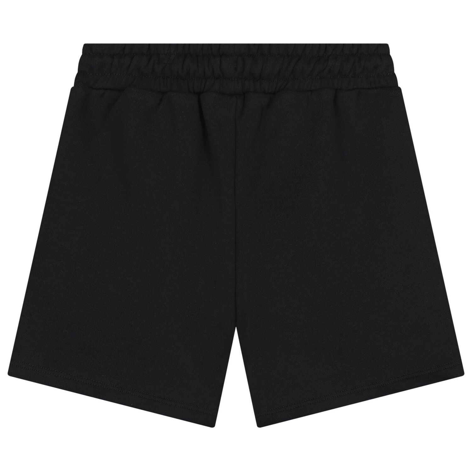 Boys Black Logo Shorts, 2, hi-res