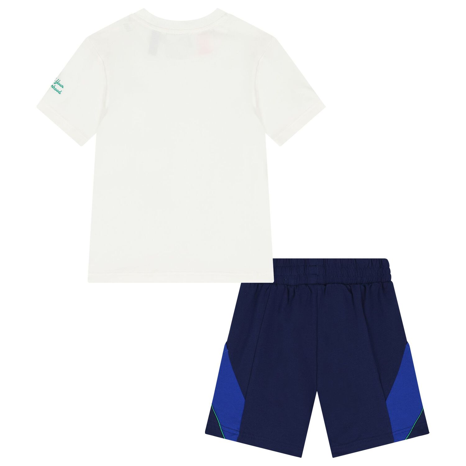Boys White & Blue Marvel Spider-Man Shorts Set, 1, hi-res