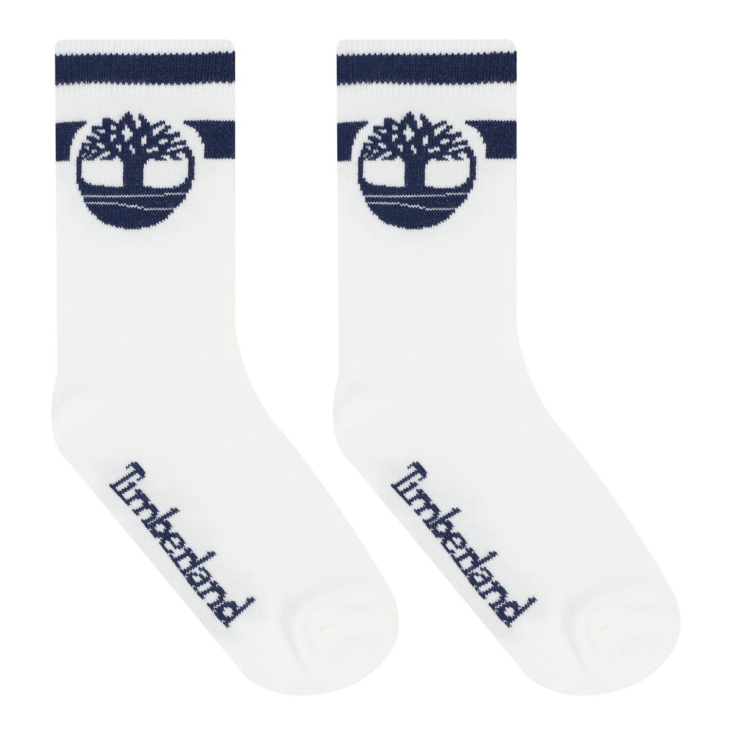 Baby Boys White Logo Socks ( 3 Pack ), 1, hi-res image number null