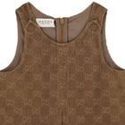 Baby Brown GG Logo Corduroy Dress , 1, hi-res