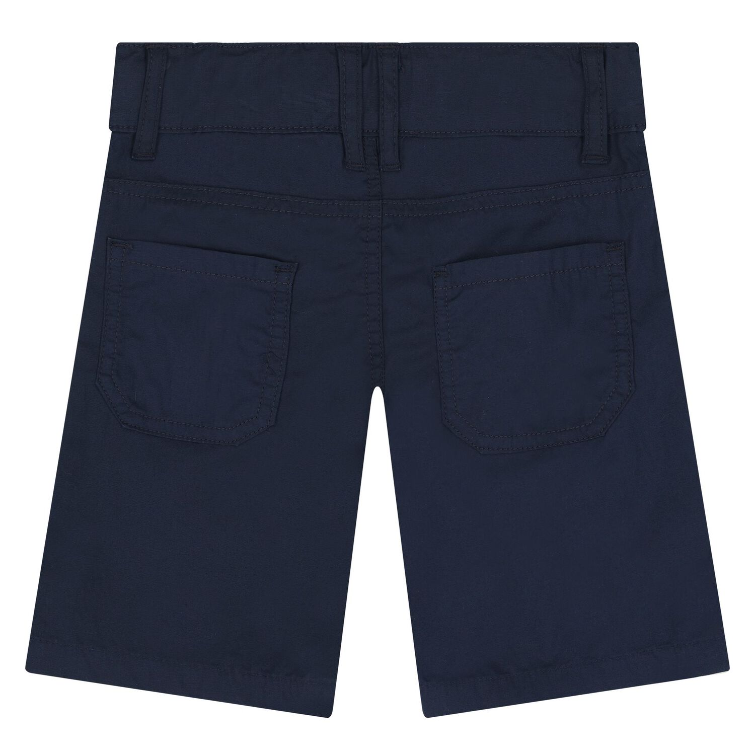Younger Boys Navy Blue Logo Shorts, 3, hi-res