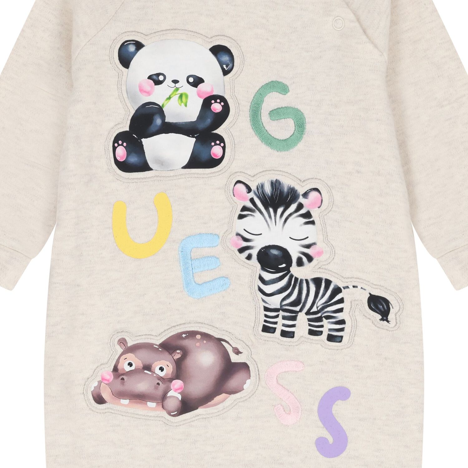 Baby Boys Ivory Logo Romper, 1, hi-res image number null