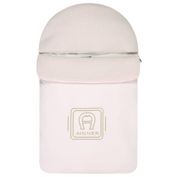 Baby Girls Pink & Gold Logo Nest