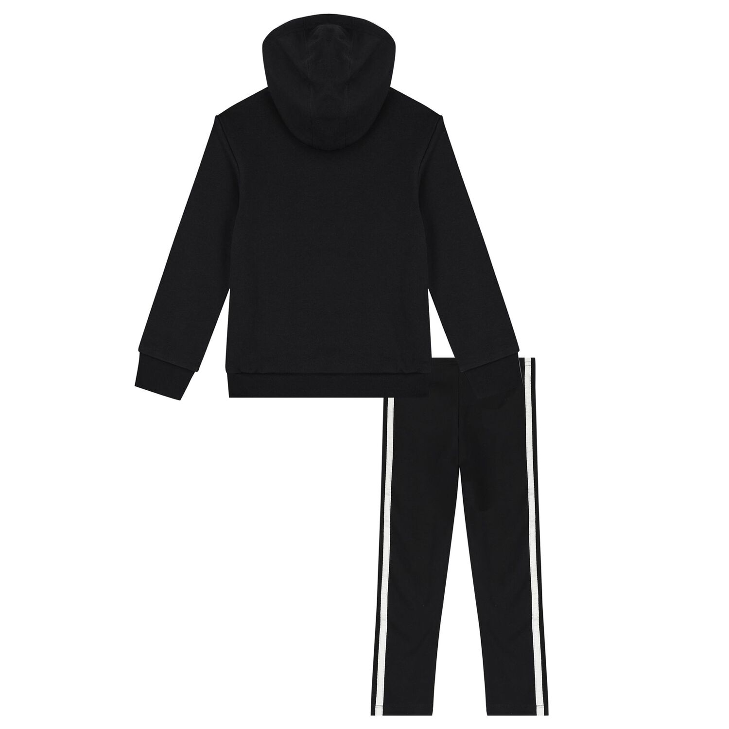 Girls Black Logo Leggings Set, 1, hi-res image number null