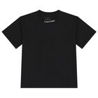 Boys Black Logo T-Shirt, 1, hi-res
