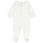 طقم هديه افرول وقبعه للبنات باللون الابيض , 1, hi-res