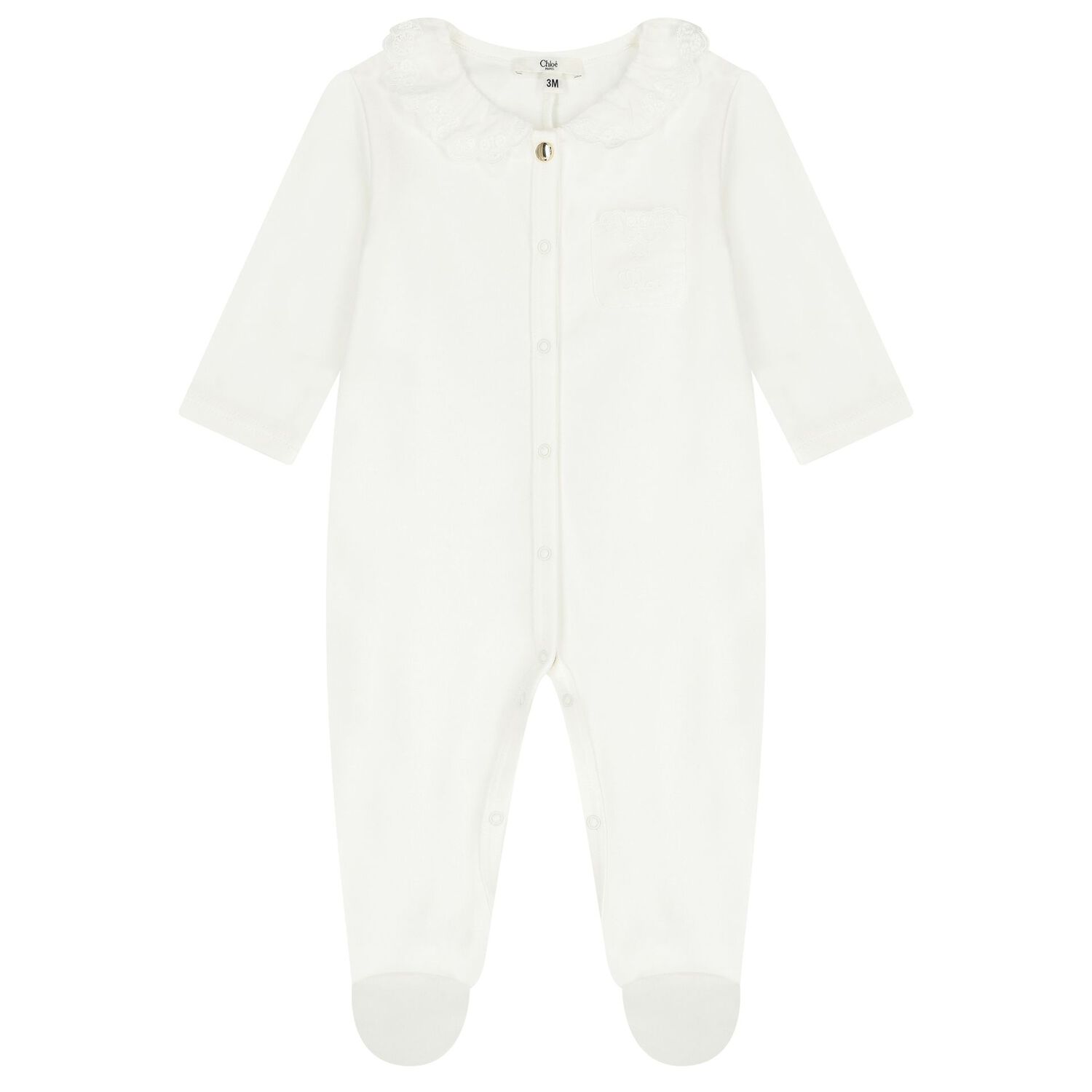 طقم هديه افرول وقبعه للبنات باللون الابيض , 1, hi-res