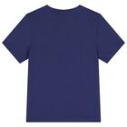 Boys Blue Logo T-Shirt, 8, hi-res