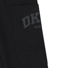 Boys Black Logo Trousers, 1, hi-res