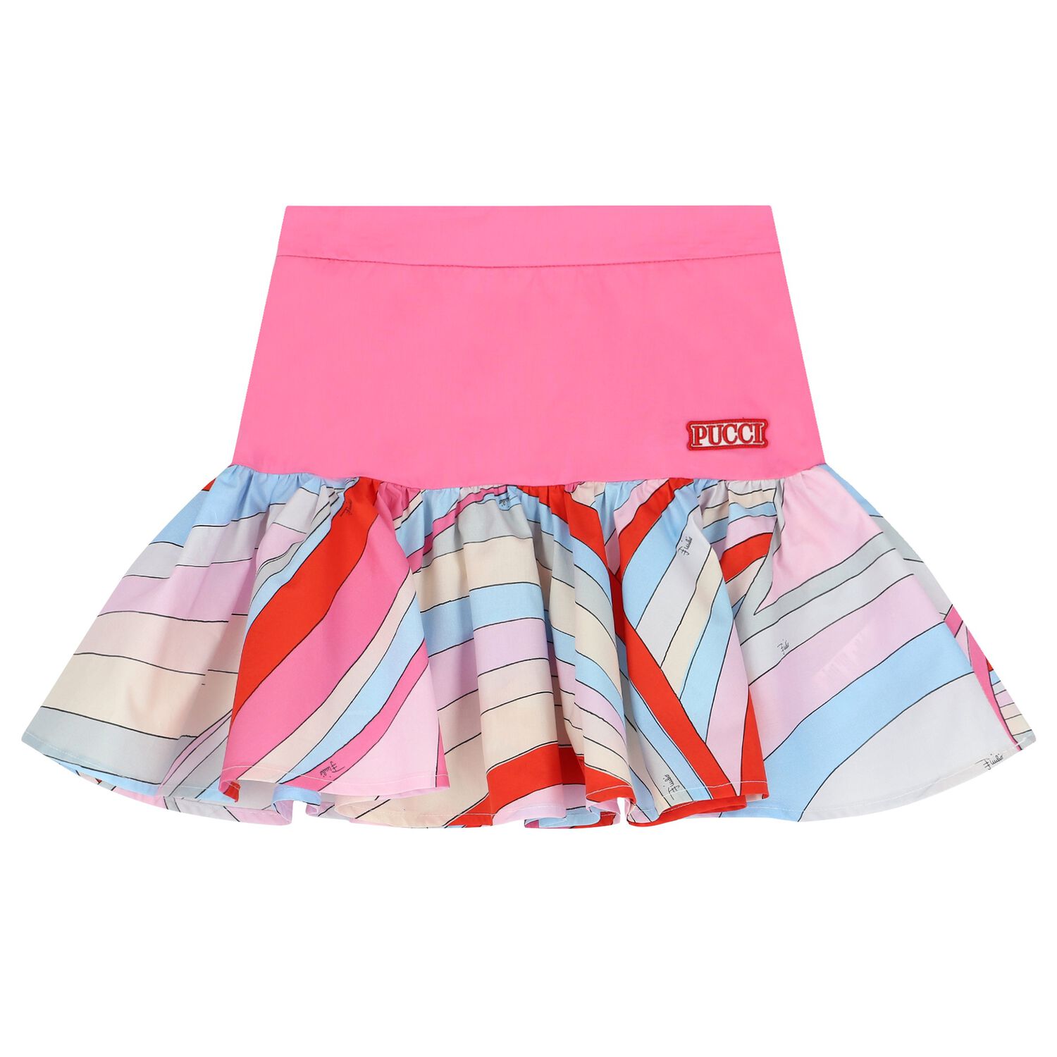 Girls Pink Iride Skirt, 1, hi-res image number null
