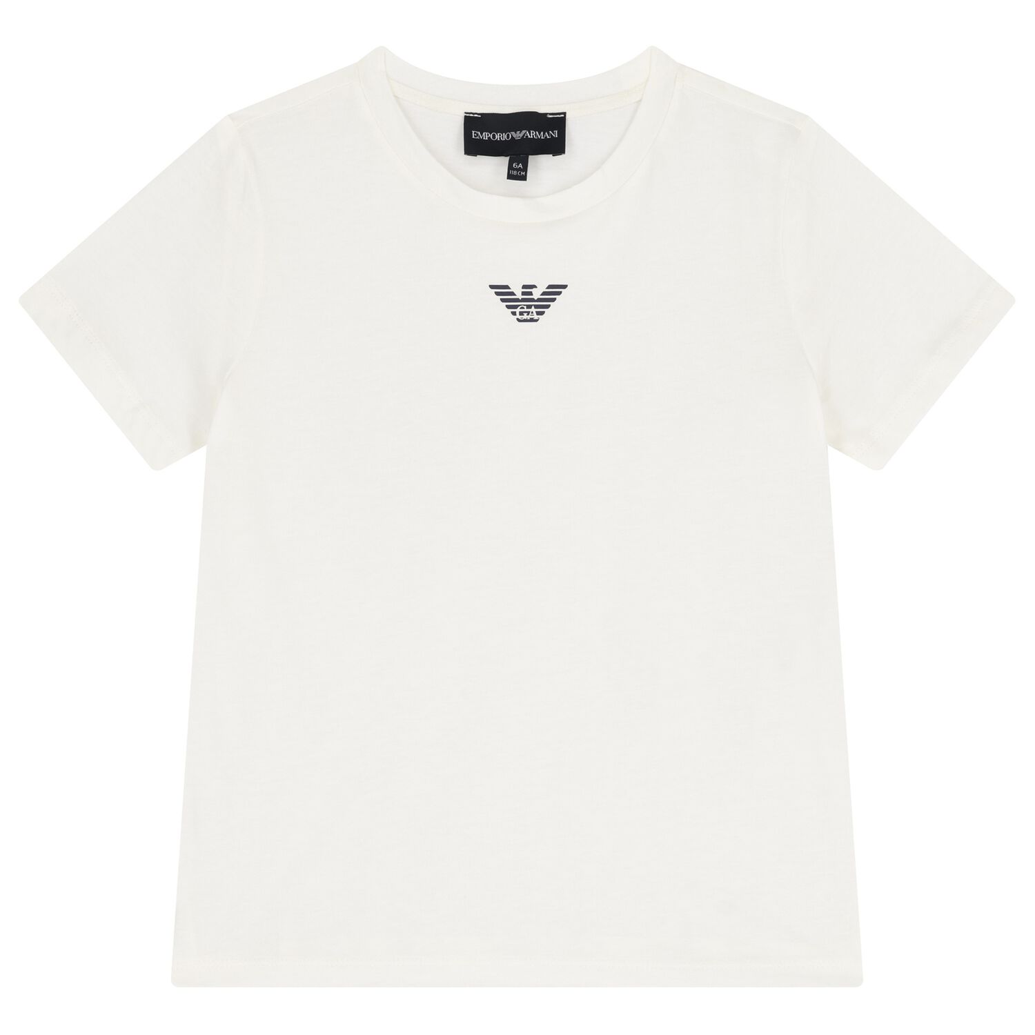 Boys Ivory Logo T-Shirt, 7, hi-res image number null