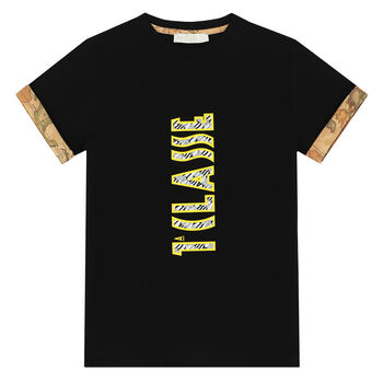 Boys Black Logo T-Shirt