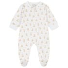  White Teddy Bear Babygrow Gift Set, 1, hi-res