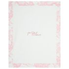 طقم هدايا ملابس اطفال بنقشة خريطة جغرافية باللونين الابيض و الوردي للبنات , 2, hi-res