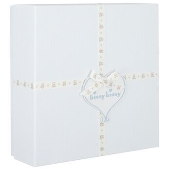  White Teddy Bear Babygrow Gift Set