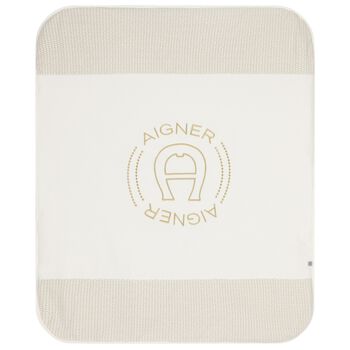 Ivory Logo Baby Blanket