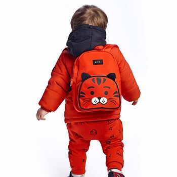  Orange Tiger Backpack (24cm)