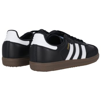 Black Logo Samba Trainers