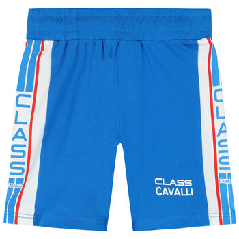 Boys Blue Logo Shorts