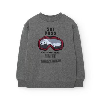 Boys Grey & Black Tracksuit