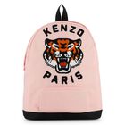Girls Pink Tiger Logo Backpack ( 28cm ), 1, hi-res