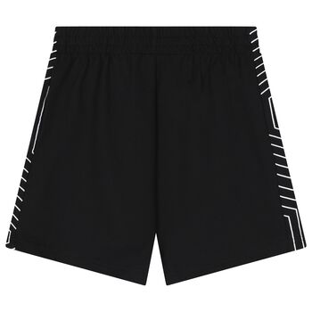 Boys Black Logo Shorts