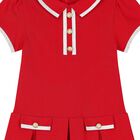 Girls Red Polo Dress, 2, hi-res