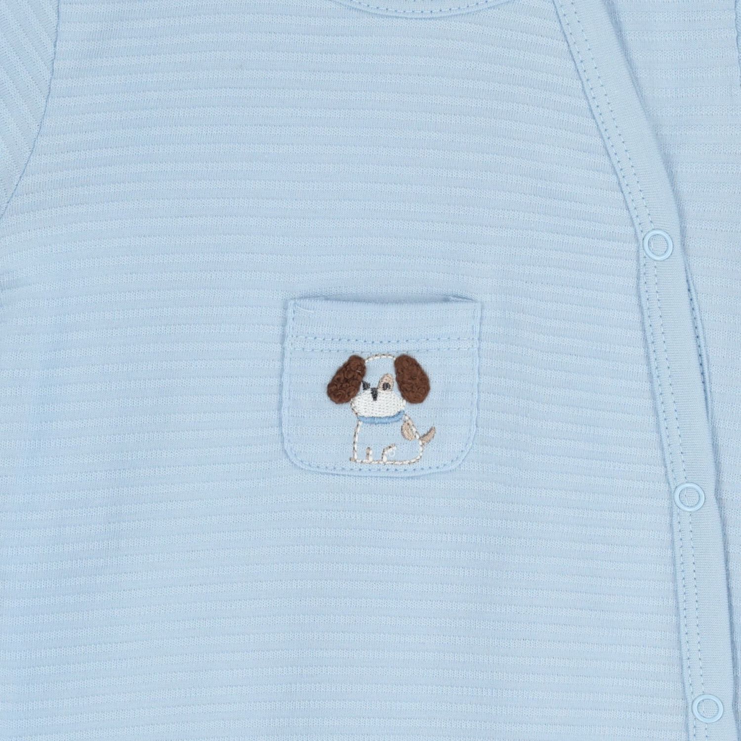 Baby Boys Blue Puppy Romper ( 2-Pack ), 2, hi-res