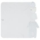 Baby Boys White & Blue Teddy Bear Babygrow Gift Set, 1, hi-res