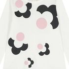 Girls Ivory Floral Long Sleeve Top, 1, hi-res
