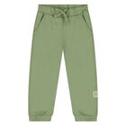 Younger Boys Ivory, Green & Beige Tracksuit ( 3-Piece ), 1, hi-res