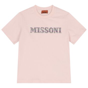 Girls Pink Logo T-Shirt