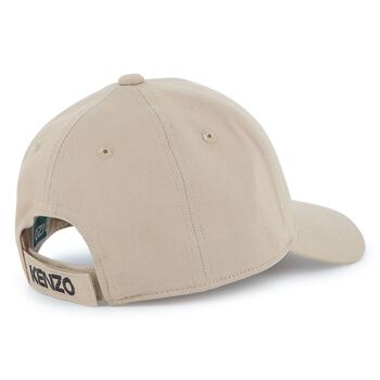 Beige Tiger Logo Cap 