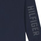 Boys Navy Blue Logo Long Sleeve Top, 1, hi-res
