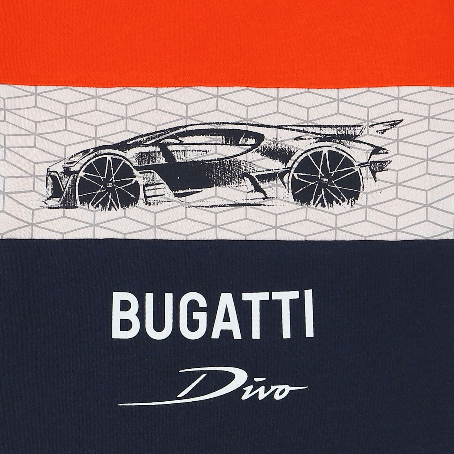 Younger Boys Orange, White & Navy Logo T-Shirt, 1, hi-res