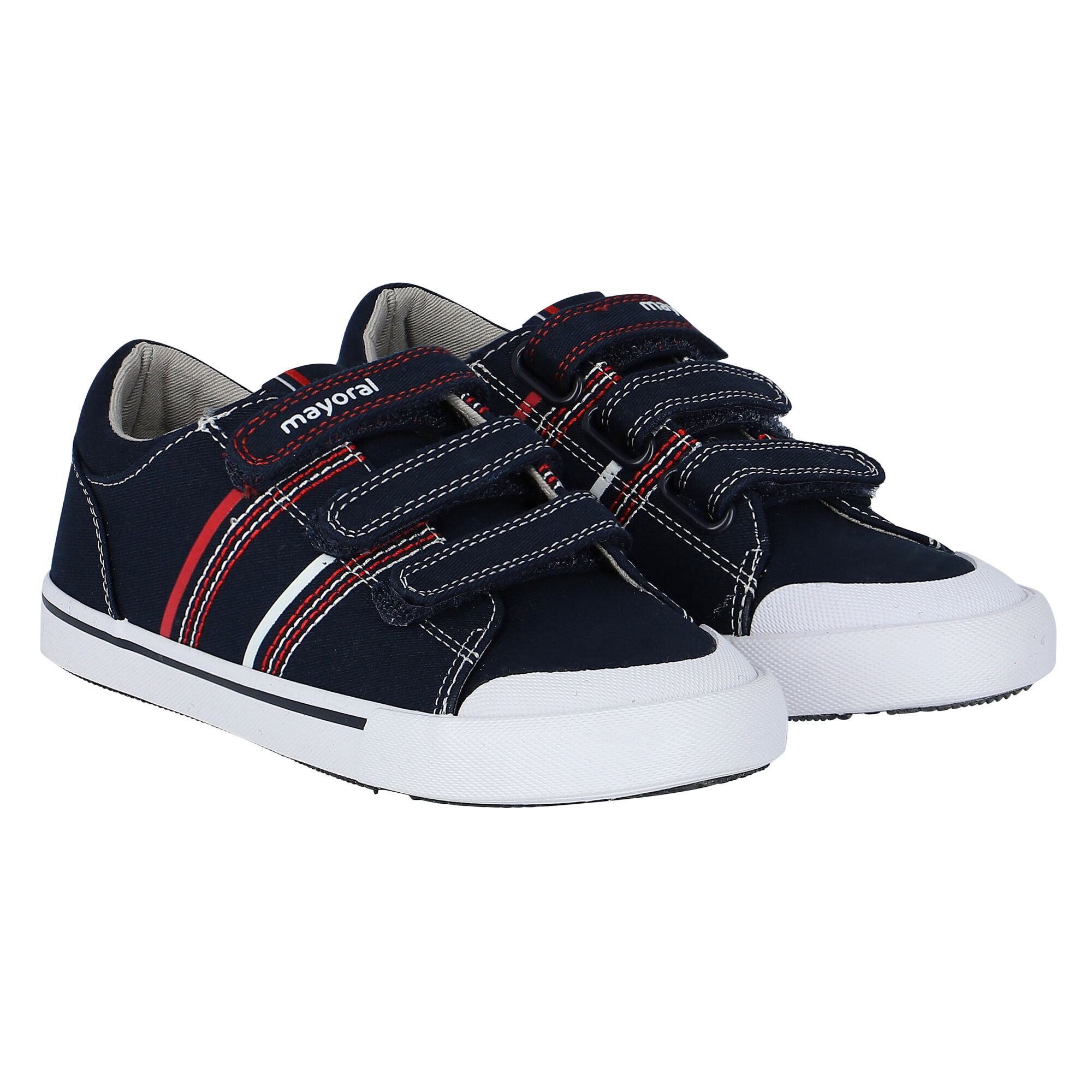Kids navy trainers store