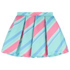 Girls Pink & Blue Skirt Set, 1, hi-res