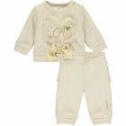 Younger Girls Gold Tracksuit, 1, hi-res